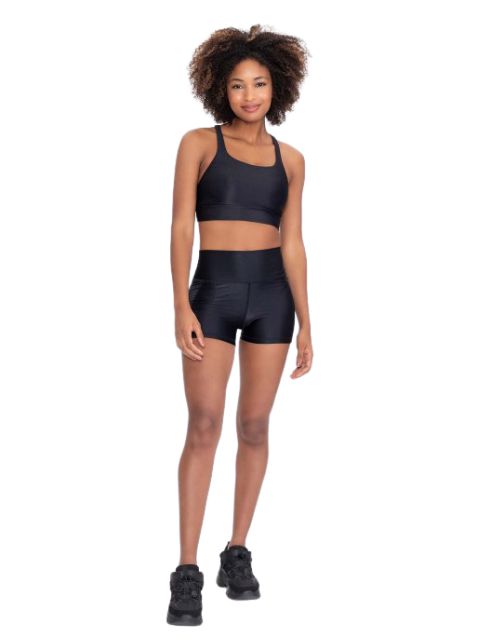 Live Fitness Shorts Fit Allure Essential Preto P0104