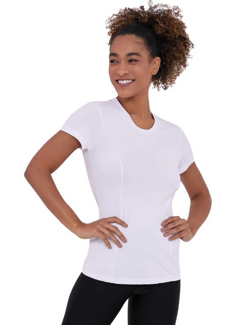 Alto Giro T-shirt Skin Fit Refletivos Branco 2312703