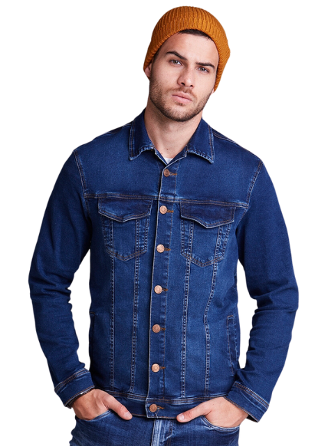 Monnari Jaqueta Jeans Masculina Moletom JAQ0442