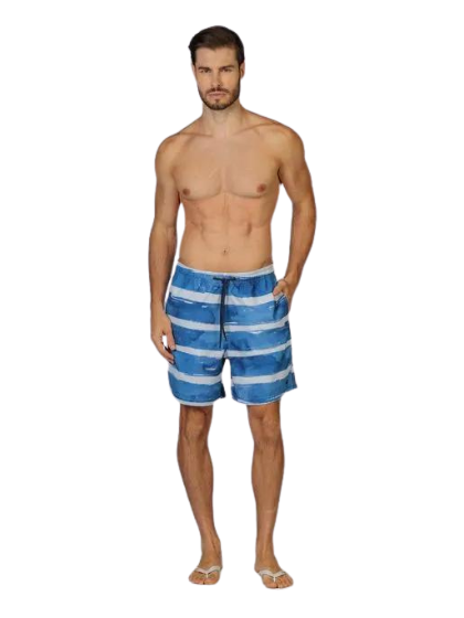 Docthos Shorts Concept Estampado Listrado Azul | 639650694