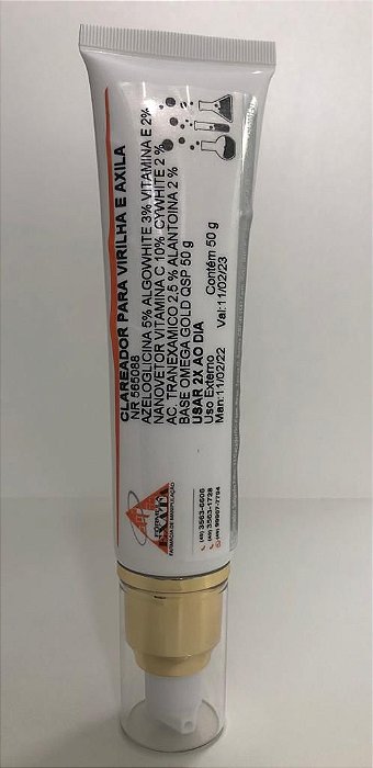 CLAREADOR PARA VIRILHA E AXILA - 50g