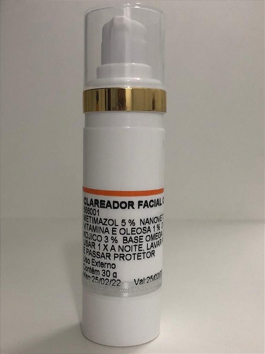 CLAREADOR FACIAL COM METIMAZOL - 30g