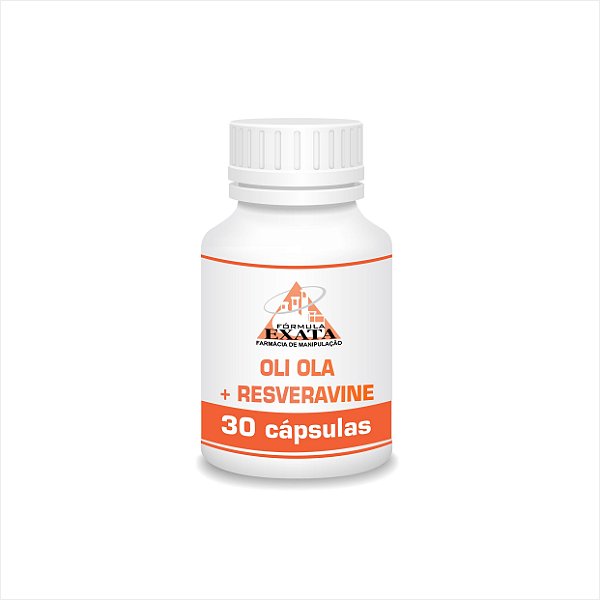 OLI OLA  300mg + RESVERAVINE 20mg - 30 cápsulas  (Com selo de autenticidade)