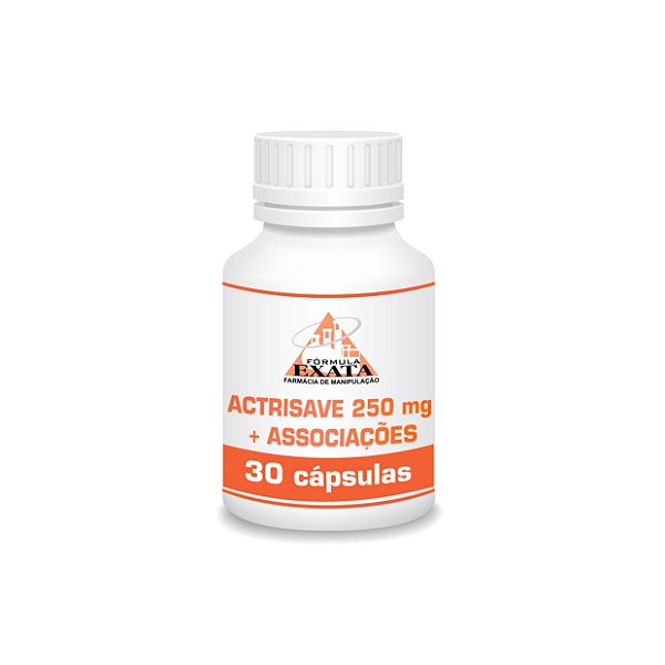 ACTRISAVE 250mg + ASSOCIAÇÕES 30 cápsulas