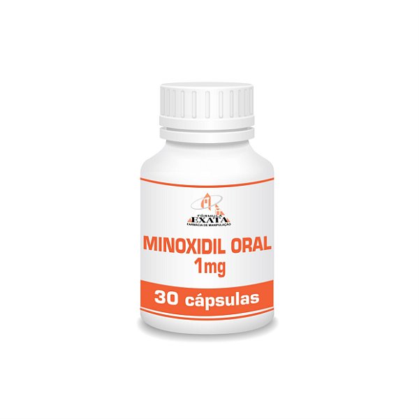 MINOXIDIL ORAL 1mg - 30 cápsulas *(VENDA SOMENTE SOB PRESCRIÇÃO MÉDICA)*