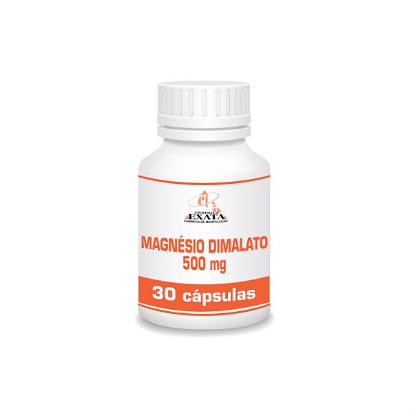 MAGNÉSIO DIMALATO 500mg - 30 cápsulas