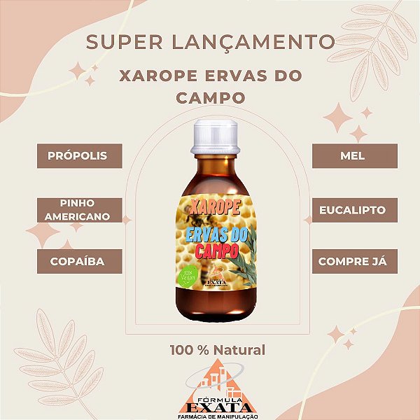 XAROPE ERVAS DO CAMPO - 110ml