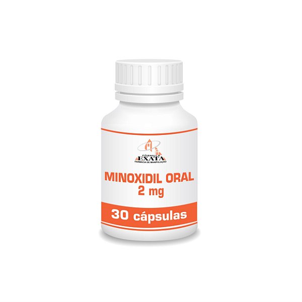 MINOXIDIL ORAL 2mg - 30 cápsulas (venda sob prescrição médica)