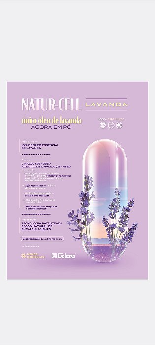 NATUR CELL LAVANDA 200mg 30 cápsulas