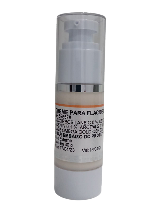 CREME PARA FLACIDEZ E HIDRATAÇÃO FACIAL - 30g