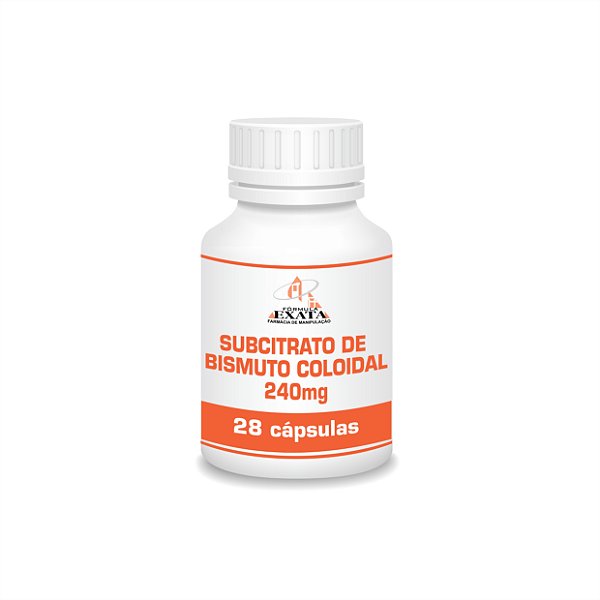 SUBCITRATO DE BISMUTO COLOIDAL 240mg 28 cápsulas