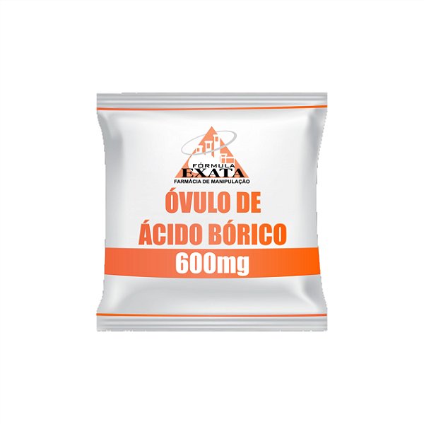 ÓVULO DE ÁCIDO BÓRICO 600mg - 7 unidades