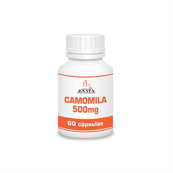 CAMOMILA EXTRATO SECO 500mg 60 cápsulas