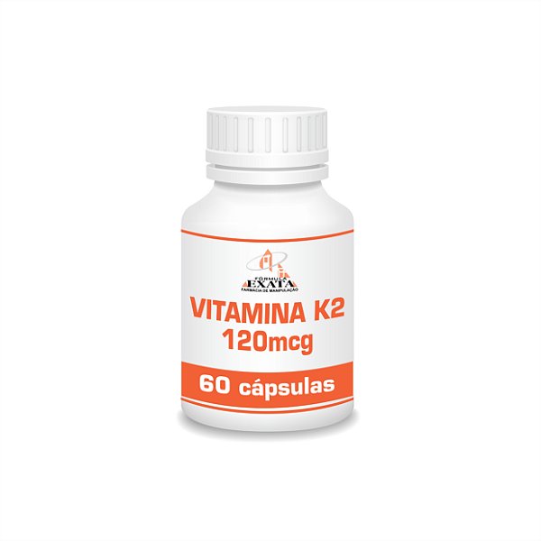 VITAMINA K2 (MK7) 120mcg - 60 cápsulas