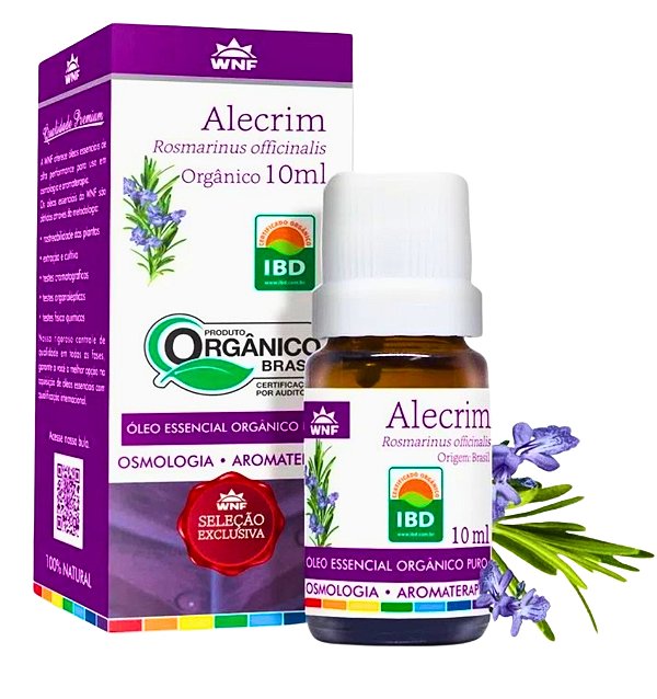 OLEO ESSENCIAL ALECRIM 10ml - WNF