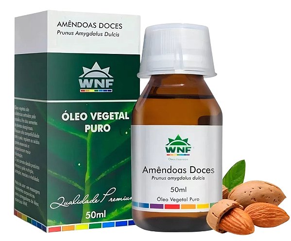 OLEO VEGETAL DE AMENDOAS DOCES 50ml - WNF