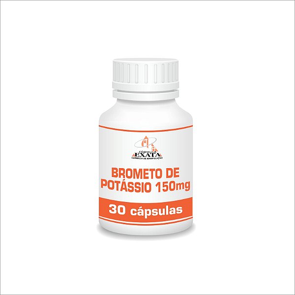 BROMETO DE POTÁSSIO 150mg - 30 cápsulas