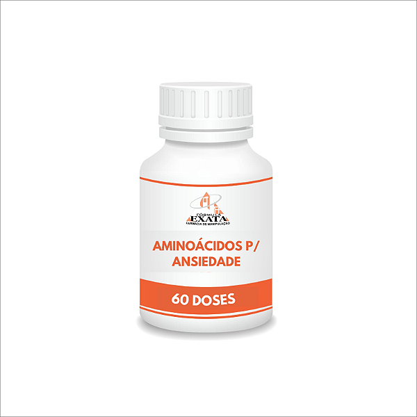 AMINOÁCIDOS PARA A ANSIEDADE - 60 DOSES