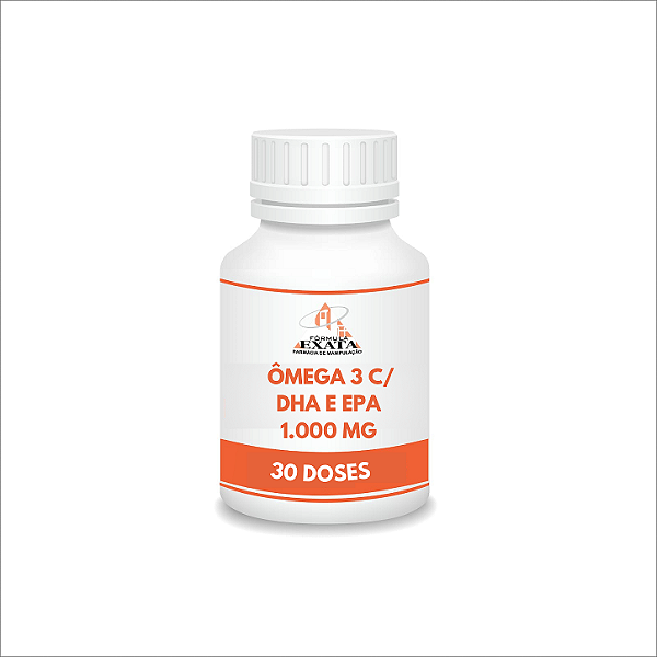 OMEGA 3 1.000 MG - COM DHA E EPA - 30 CÁPSULAS