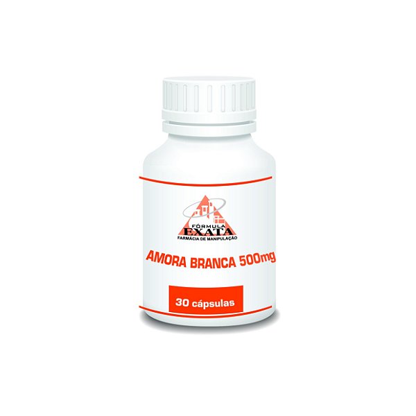 AMORA BRANCA 500mg 30 cápsulas
