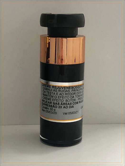CREME REJUVENESCEDOR EFEITO BOTOX - 30 g