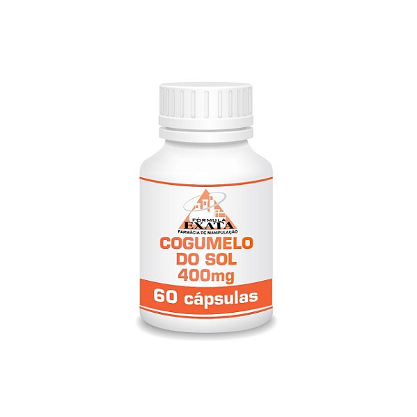 COGUMELO DO SOL 400mg 60 cápsulas