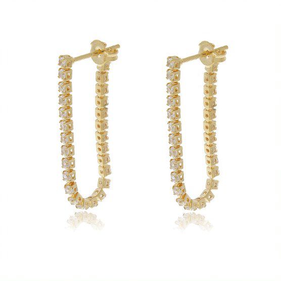 Brinco Banhado Riviera Dourado