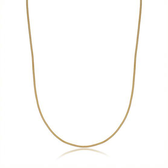 Colar Banhado Dourado Fio Diamantado