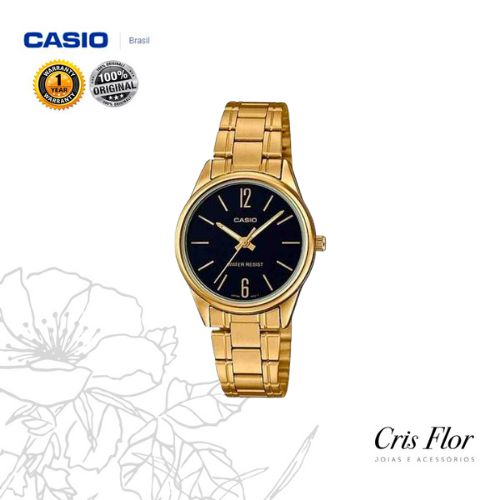 Relógio Casio Collection Analógico LTP-V005G-1B