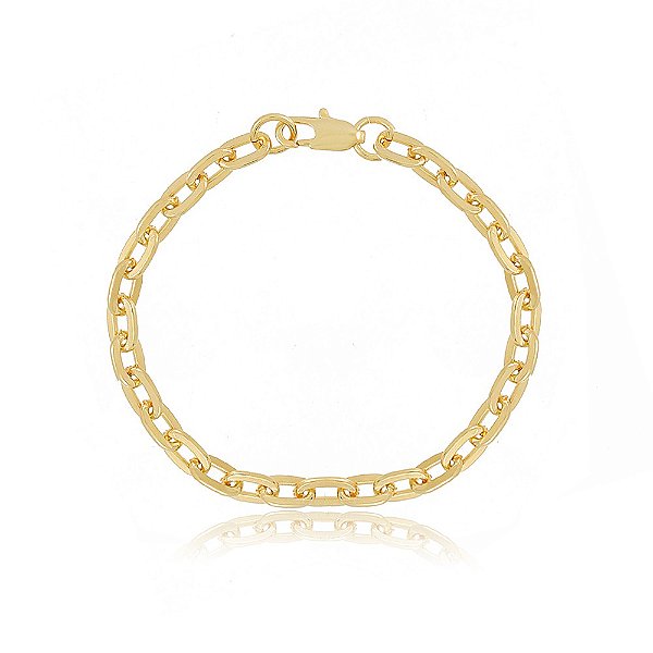 Pulseira Banhada Elo Grumete Média
