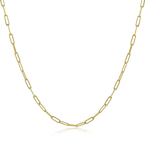 Colar Banhado Cadeado Finíssimo