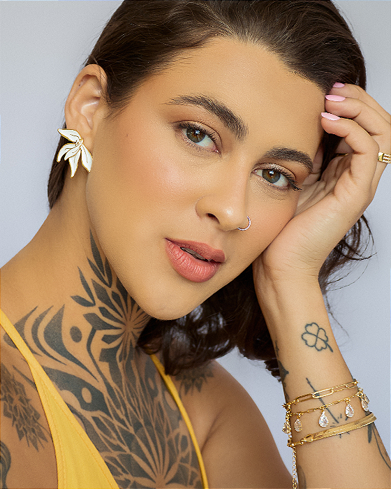 Brinco Lírio Branco