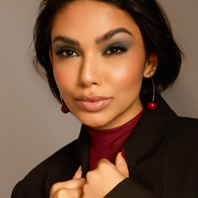 Brinco Banhado Cereja Resinado