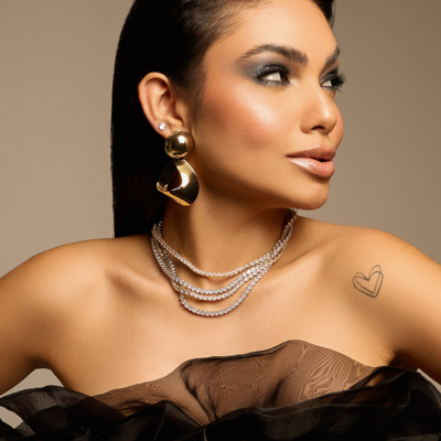 Colar Ródio Branco Riviera Grossa