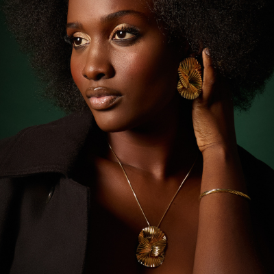 Brinco Banhado Orgânico Duplo Texturizado