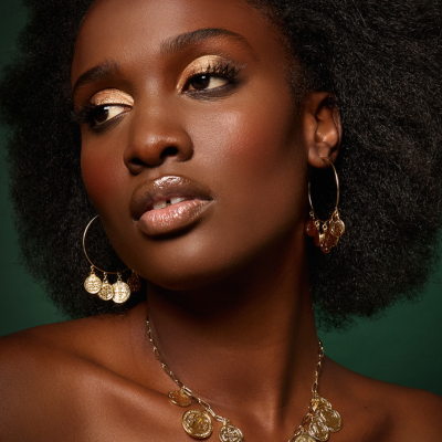 Brinco Argola Banhada Medalhas de São Bento