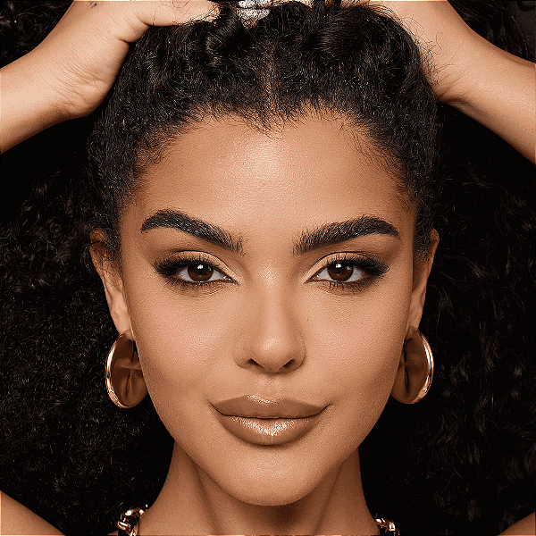 Brinco Banhado Chapa Bojuda Orgânica com Pino