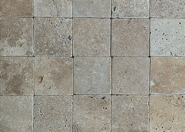 Travertino Anticato Tradicional 10x10 Cx. com 1m²