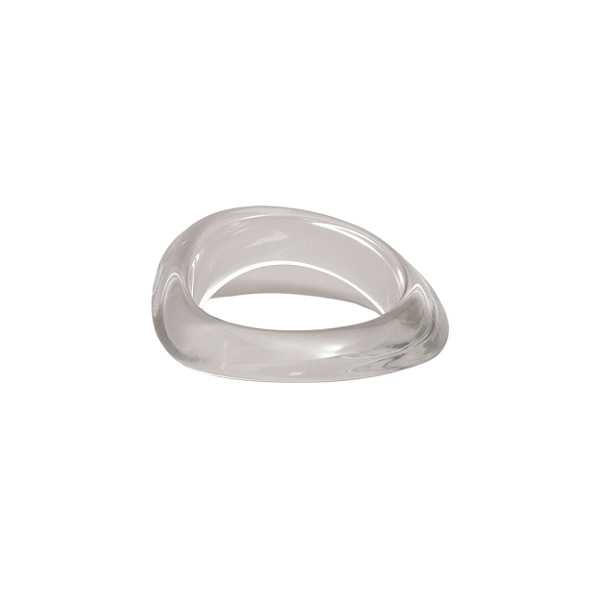 BRACELETE ACRILICO LISO ONDULADO