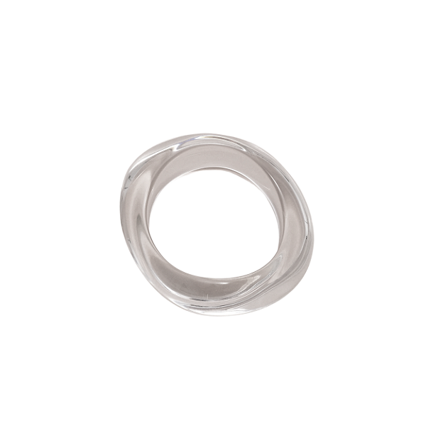BRACELETE ACRILICO LISO ONDULADO