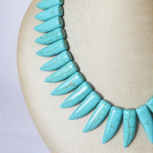 COLAR DENTES TURQUEZA