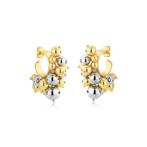 ARGOLA CACHOS DOURADO