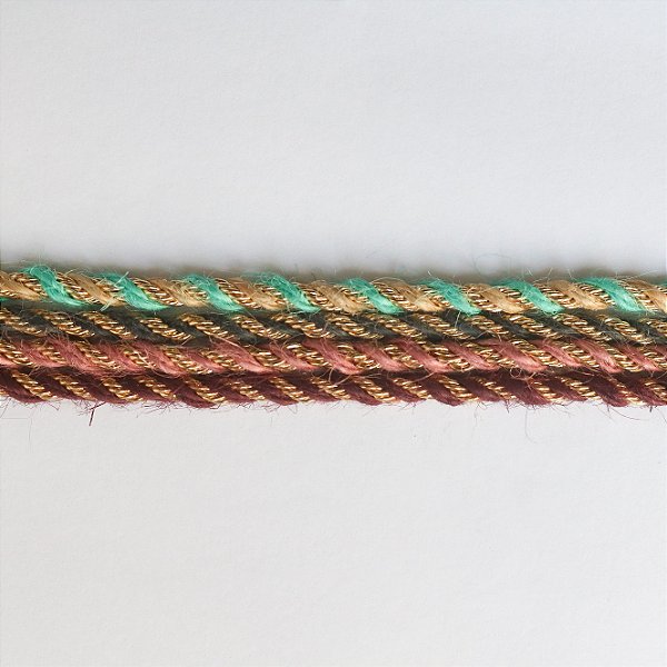 COLAR CORDAO BAIANO COM SISAL ROSE