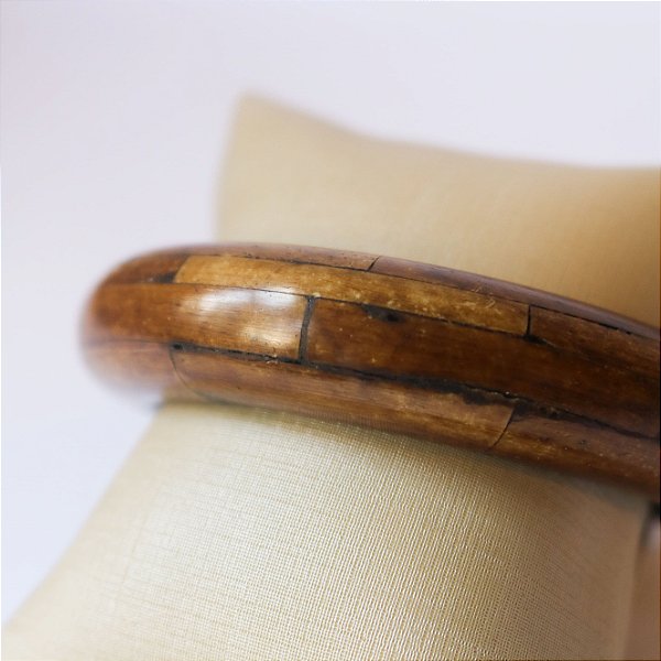 BRACELETE OSSO DE CAMELO MARROM FINO