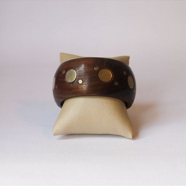 BRACELETE MADEIRA MARROM MEDIO