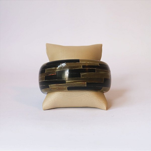 BRACELETE RESINA MESCLADO MOSAICO