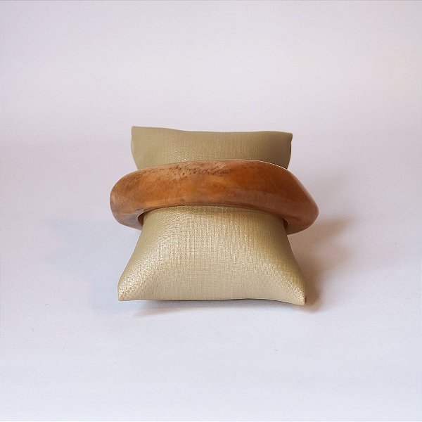 BRACELETE RESINA AMBAR QUADRADO