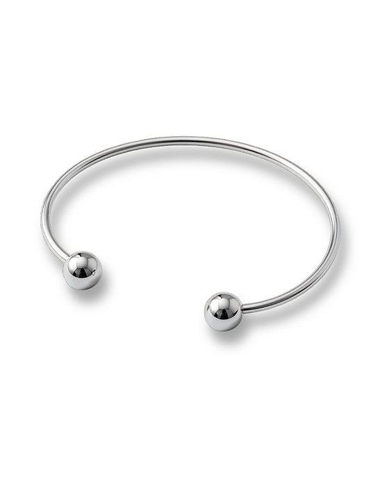 BRACELETE FINO ESFERAS PEQUENAS PRATEADO
