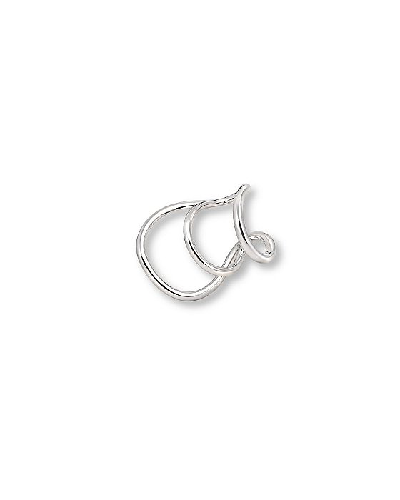 PIERCING ENCAIXE LISO CURVO 3 VOLTAS BAN. A RODIO