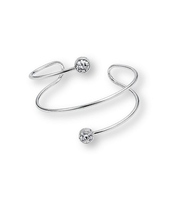 BRACELETE DUPLO ORGÂNICO COM PONTEIRA ZIRCÔNIAS